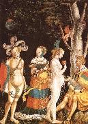 MANUEL, Niklaus The Judgment of Paris ag oil on canvas